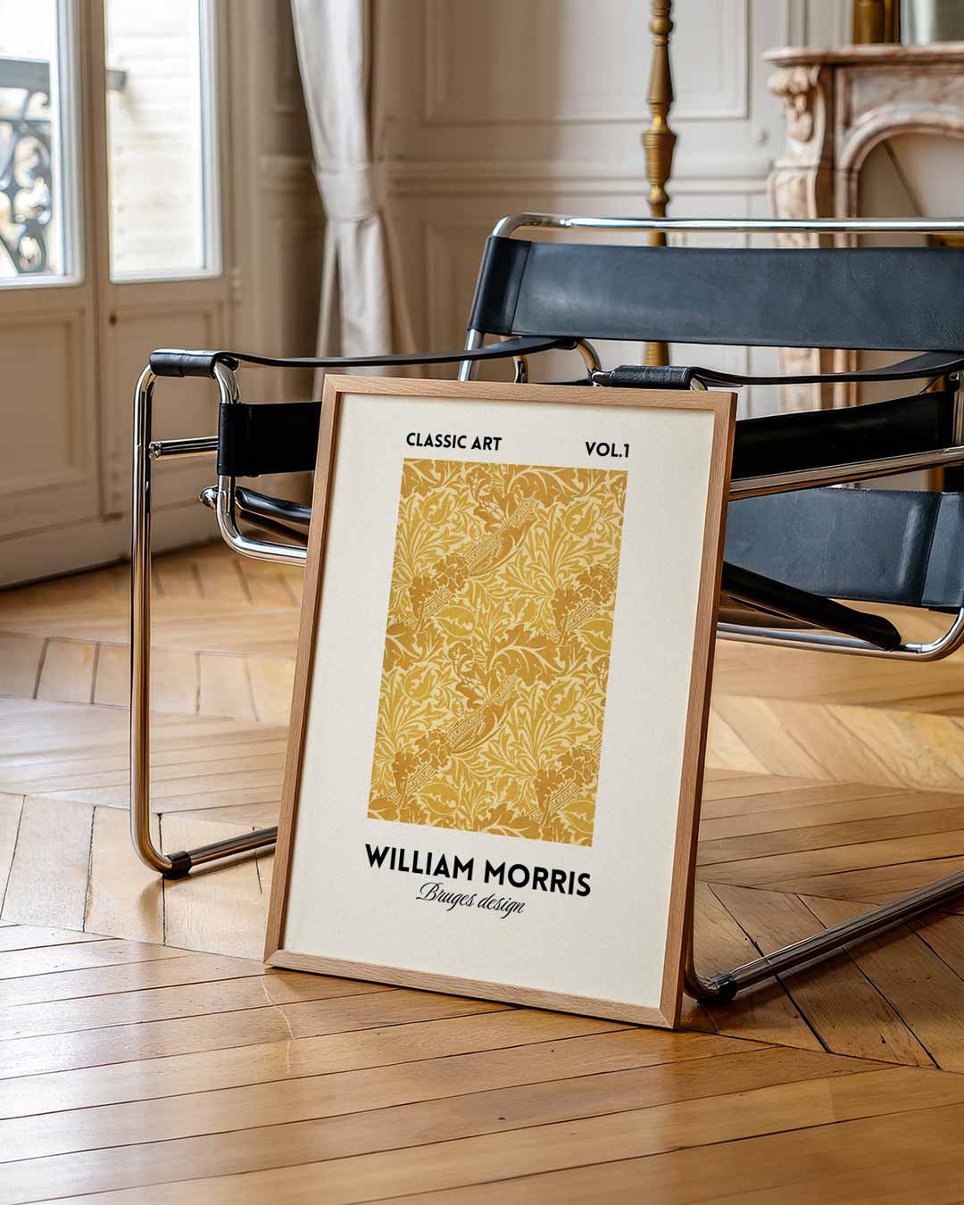 William Morris Bruges Design – William Morris poster in staand formaat