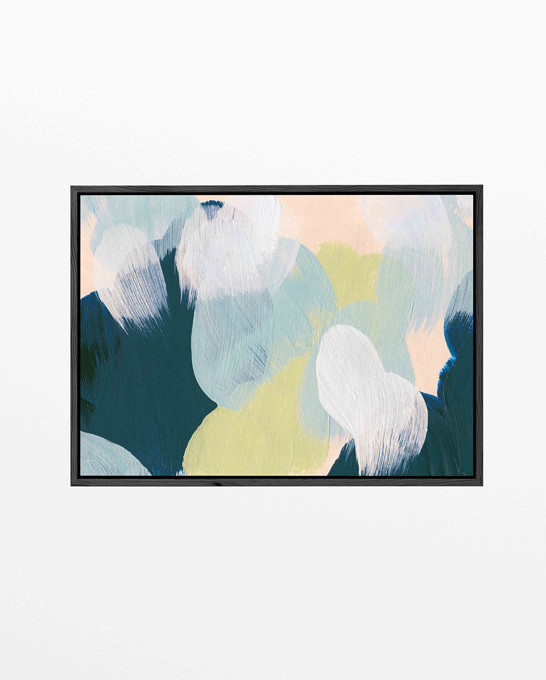 Vloeiende kleurencompositie – Creëren – liggend wanddecoratie kunstwerk