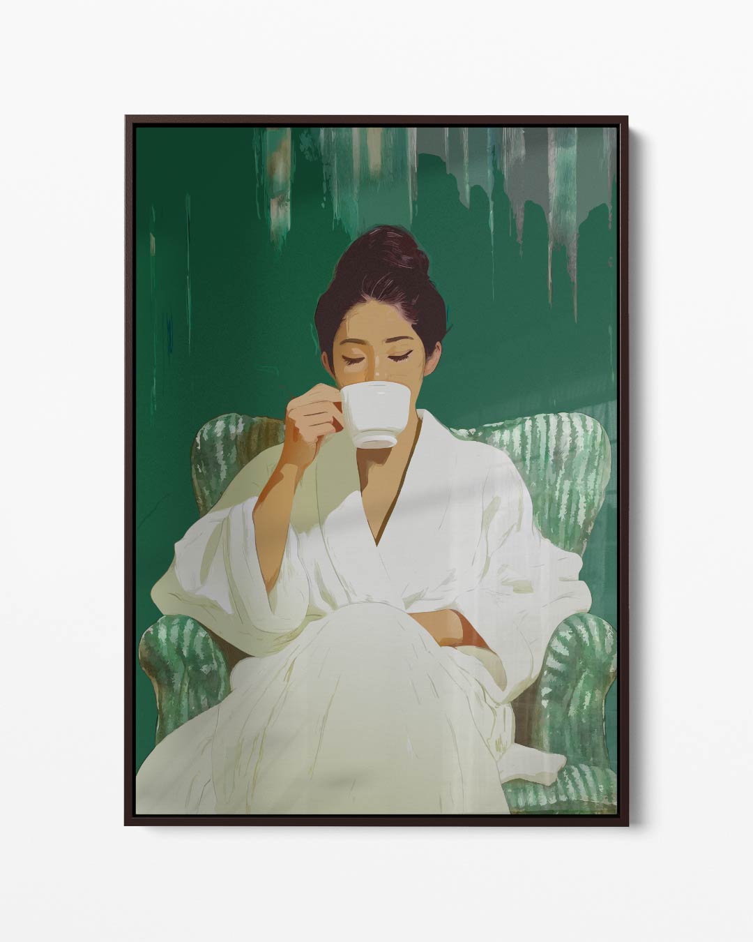 Moment van Rust – portret kunstwerk als wanddecoratie