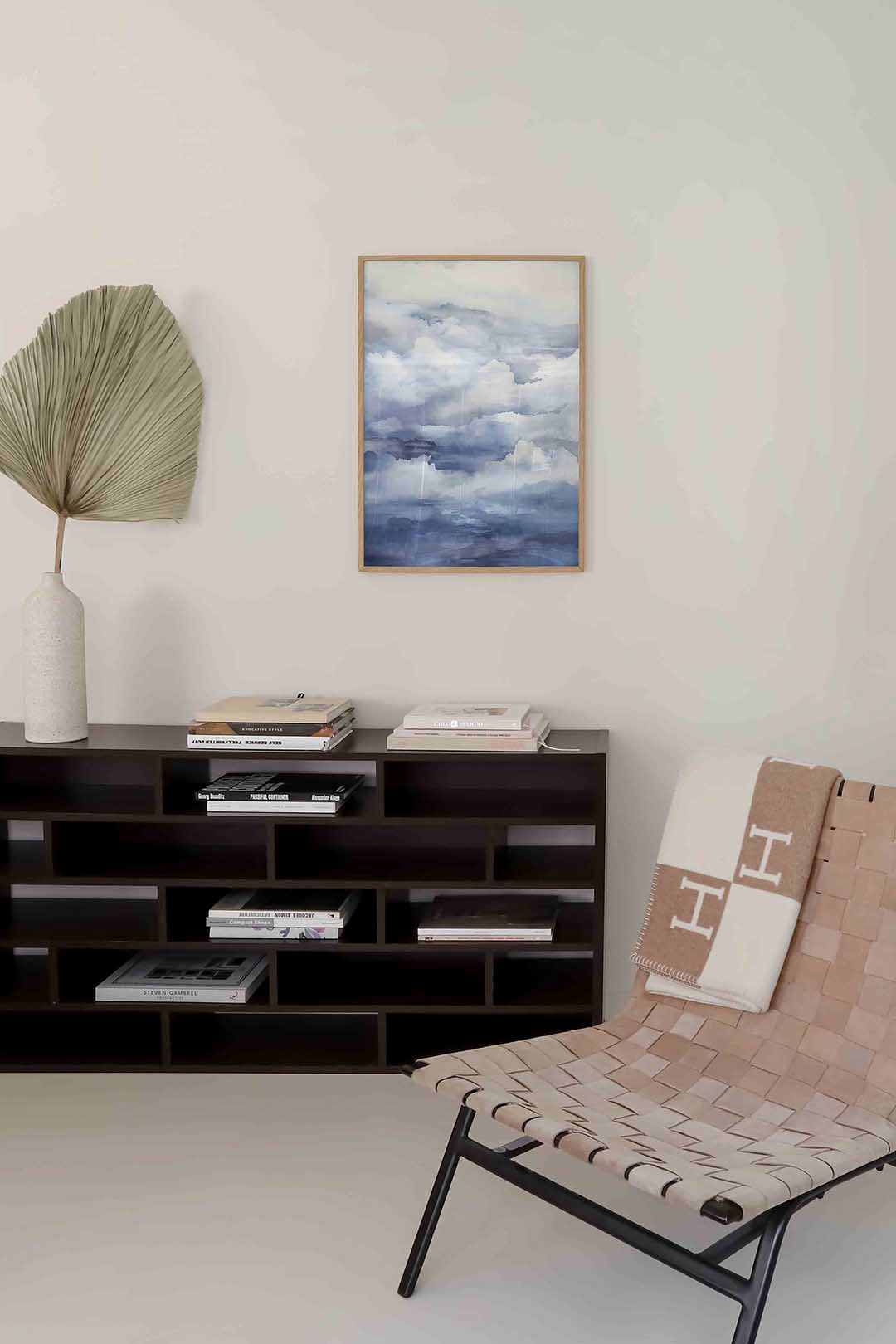 Wolkenlandschap – natuur poster in staand formaat