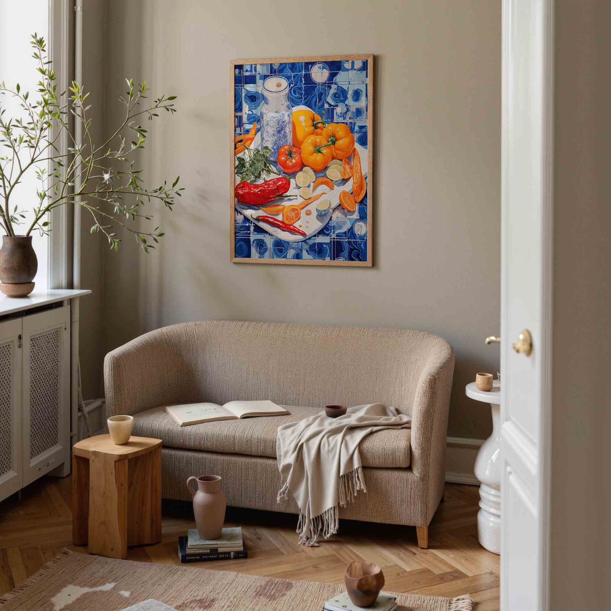 Groenten en fruit – botanische poster in staand formaat