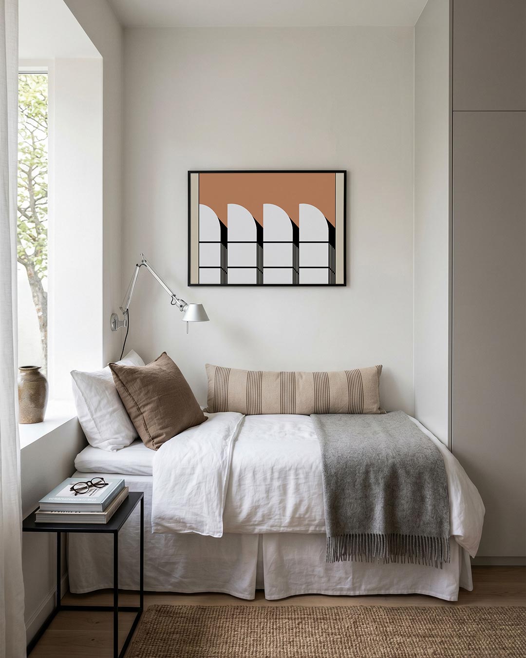 Vorm en balans – moderne Bauhaus wandkunst als poster