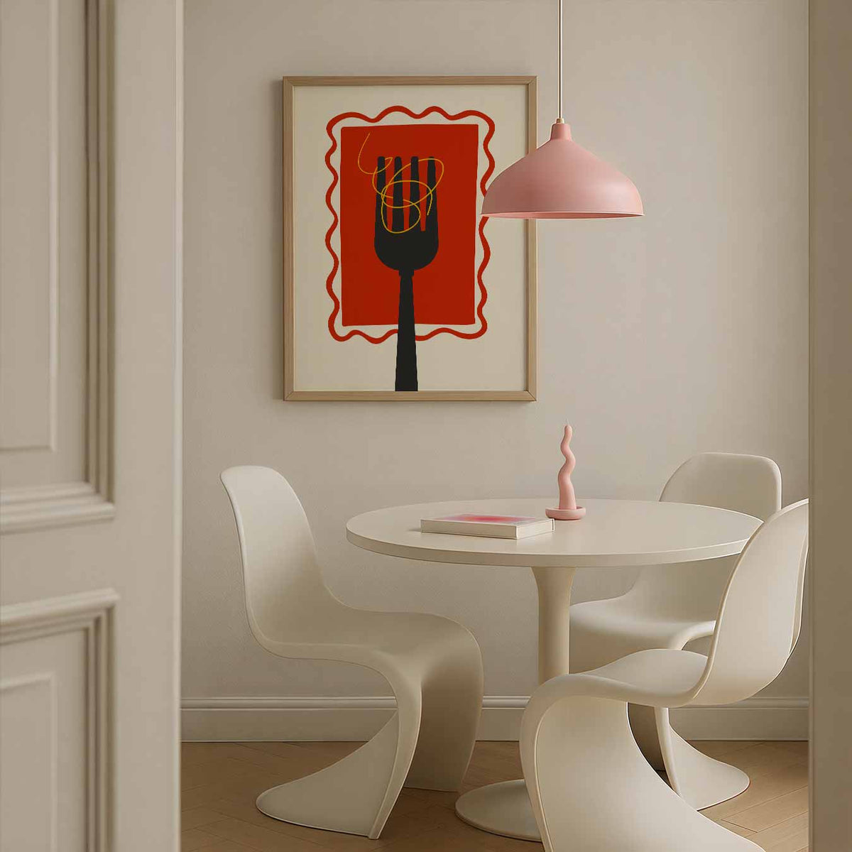 Culinaire Kunstposter – zomerse poster in staand formaat