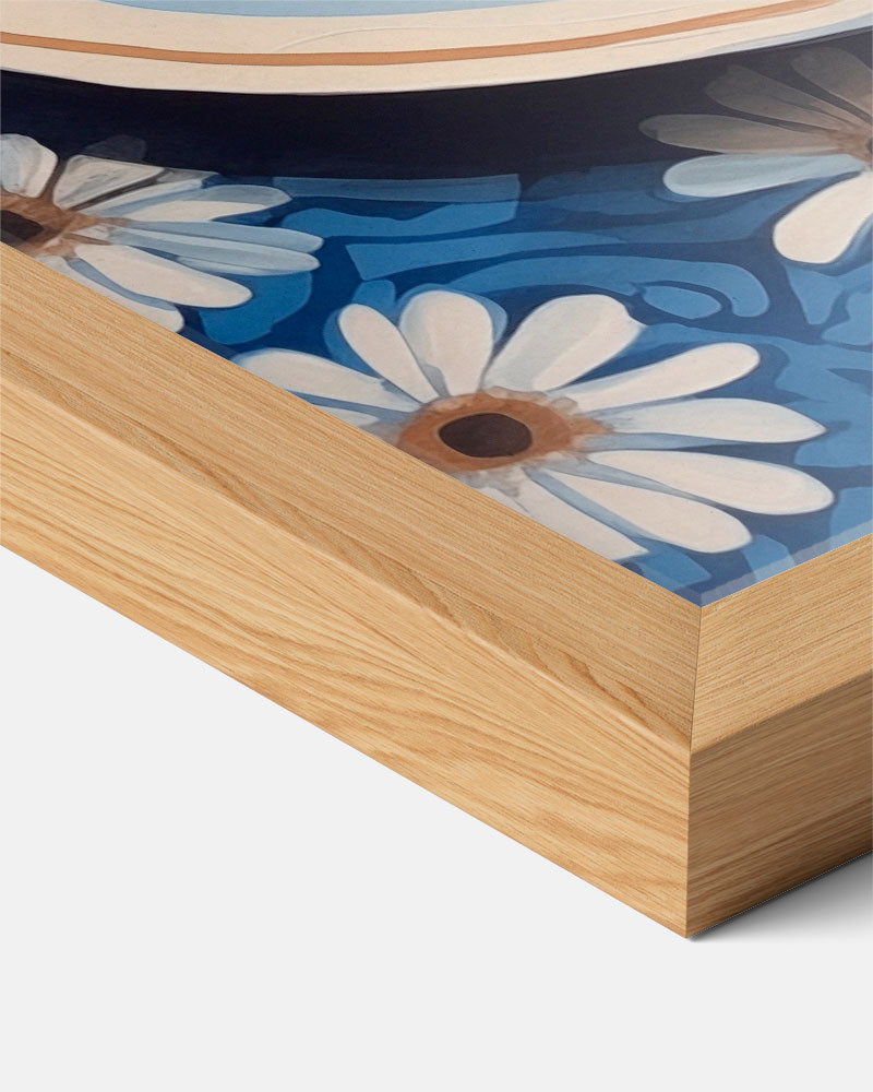 Bloemige Theepot Droom – staande keuken wanddecoratie van WallArtistic