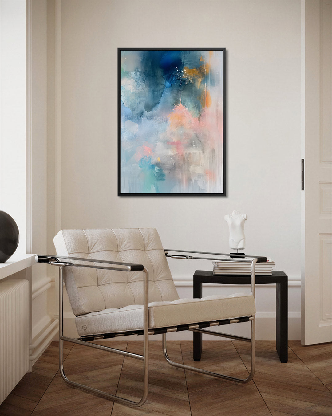 Dromerige kleurenexplosie – staand wanddecoratie kunstwerk