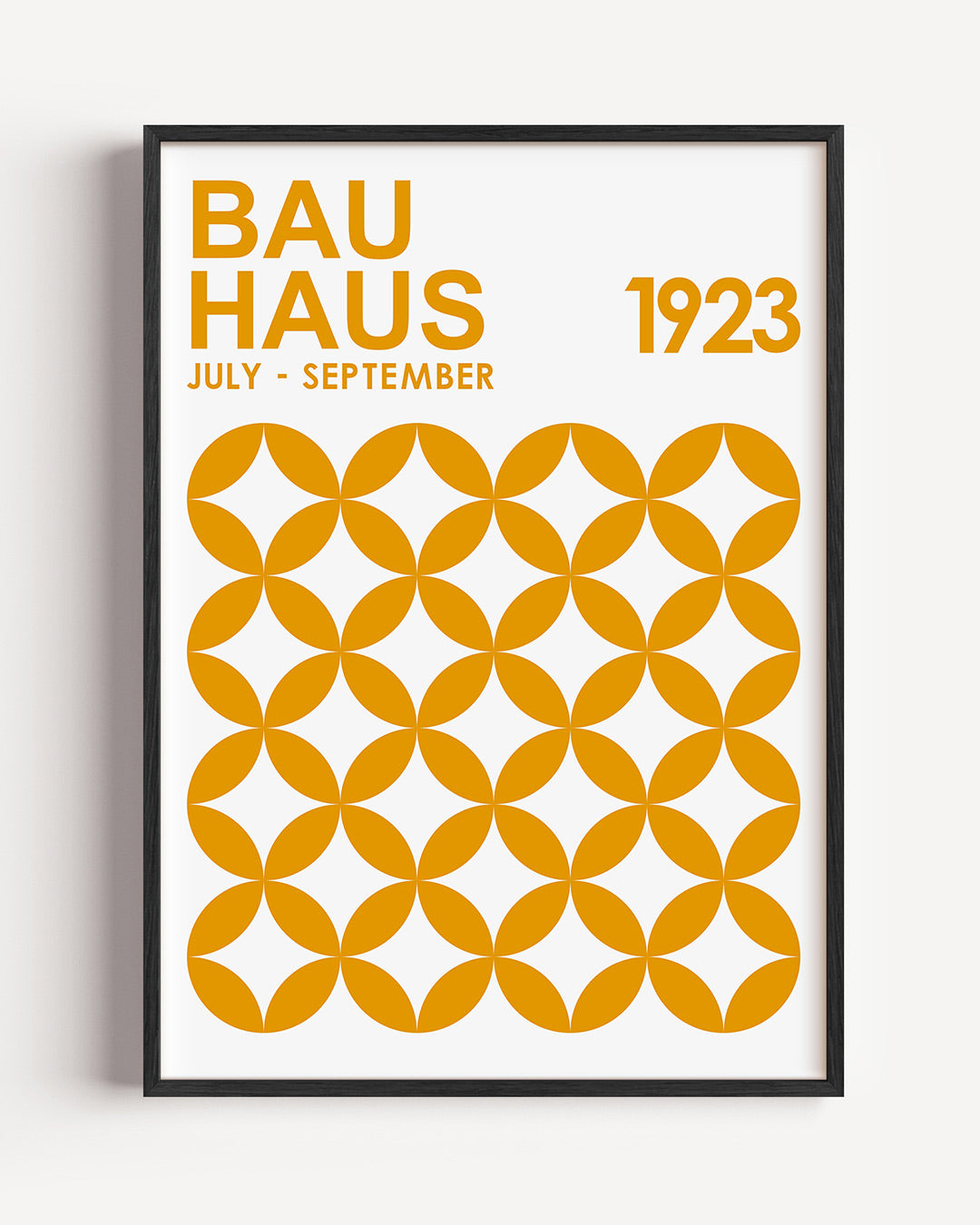 Abstracte – staande Bauhaus poster als wanddecoratie