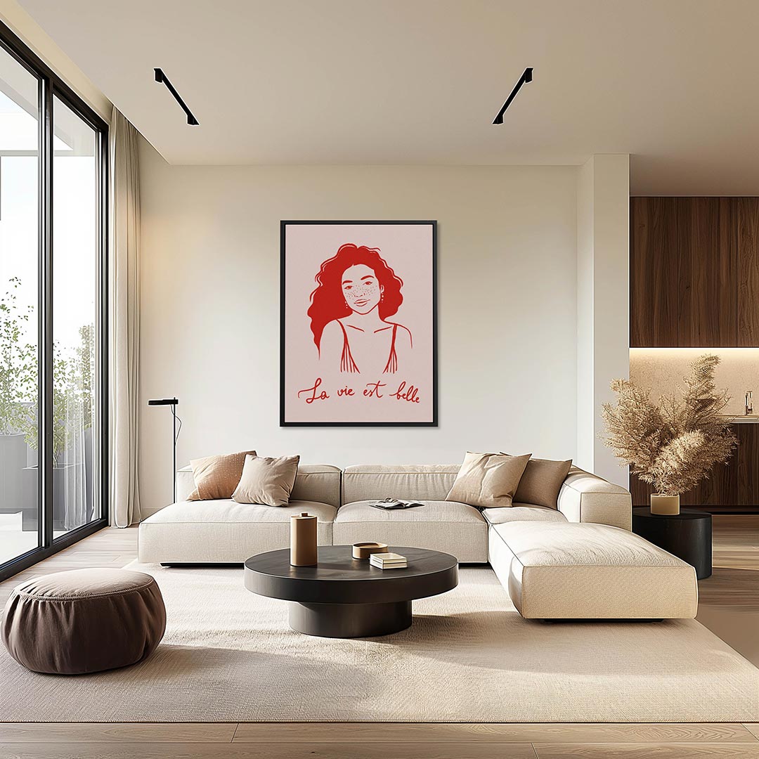 Portret – moderne staande wandkunst