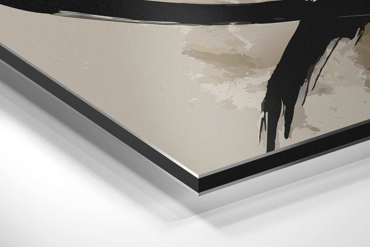 Abstracte Beweging – canvas kunstwerk als wanddecoratie