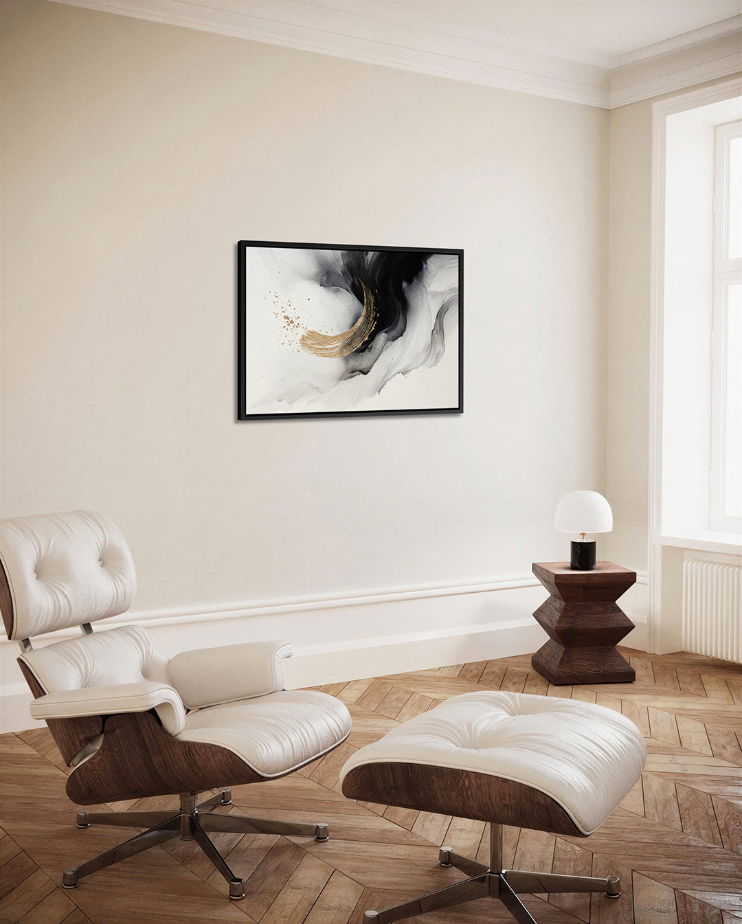 Dynamische borstelstreek – alternatieve weergave van het kunstwerk