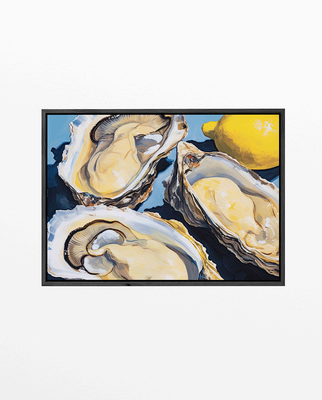 Oesters en citroen – liggend keuken kunstwerk