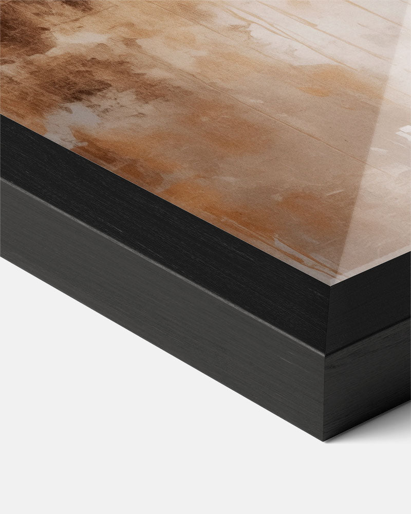 Luxe Abstracte Gouden – kerst poster als sfeervolle staande wanddecoratie