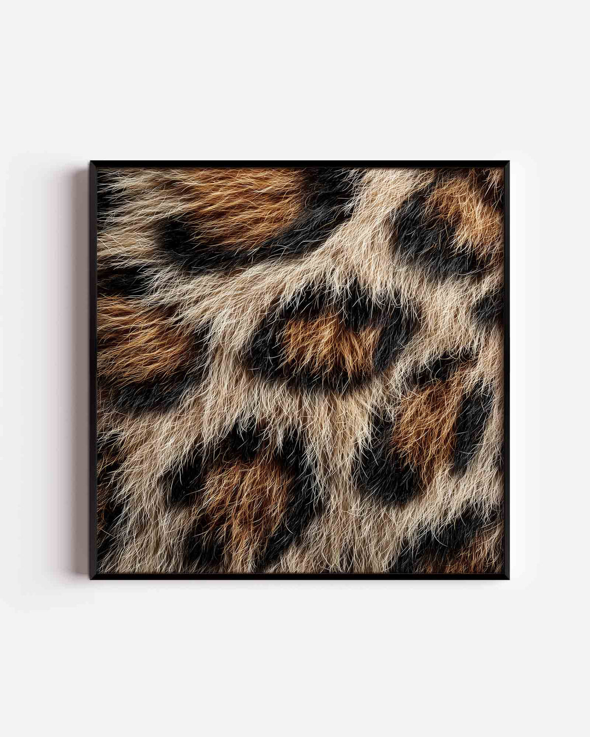 Luipaardvacht patroon – jungle vierkante poster als wanddecoratie