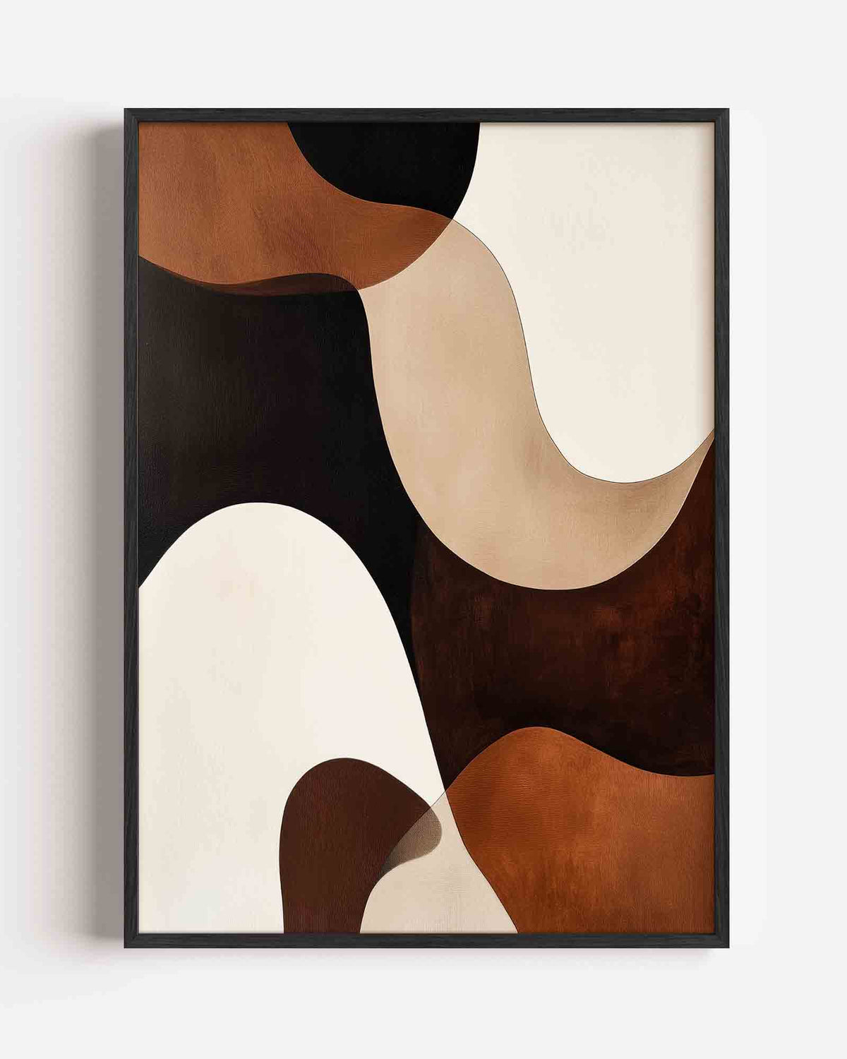 Abstracte vormen – moderne portret poster als wanddecoratie