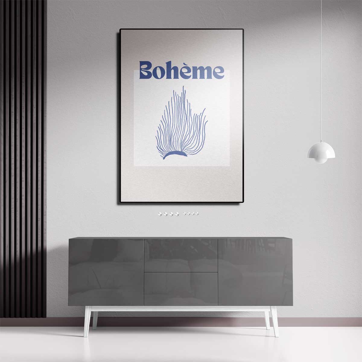 Bohème Poster – portret wandkunst van WallArtistic