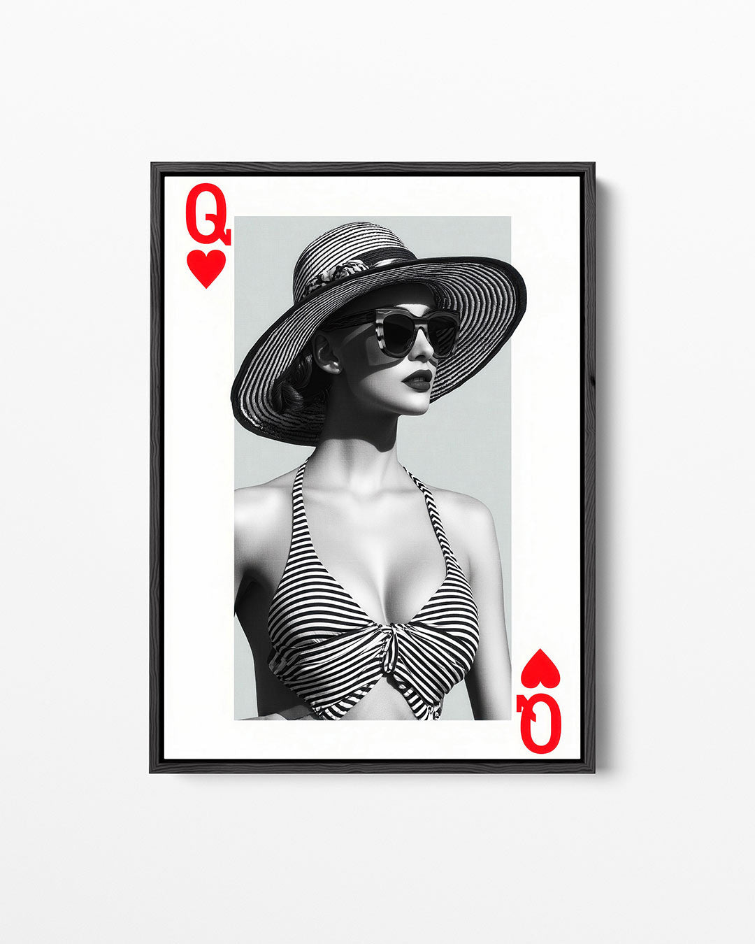 Stijlvolle dame – staand wanddecoratie kunstwerk