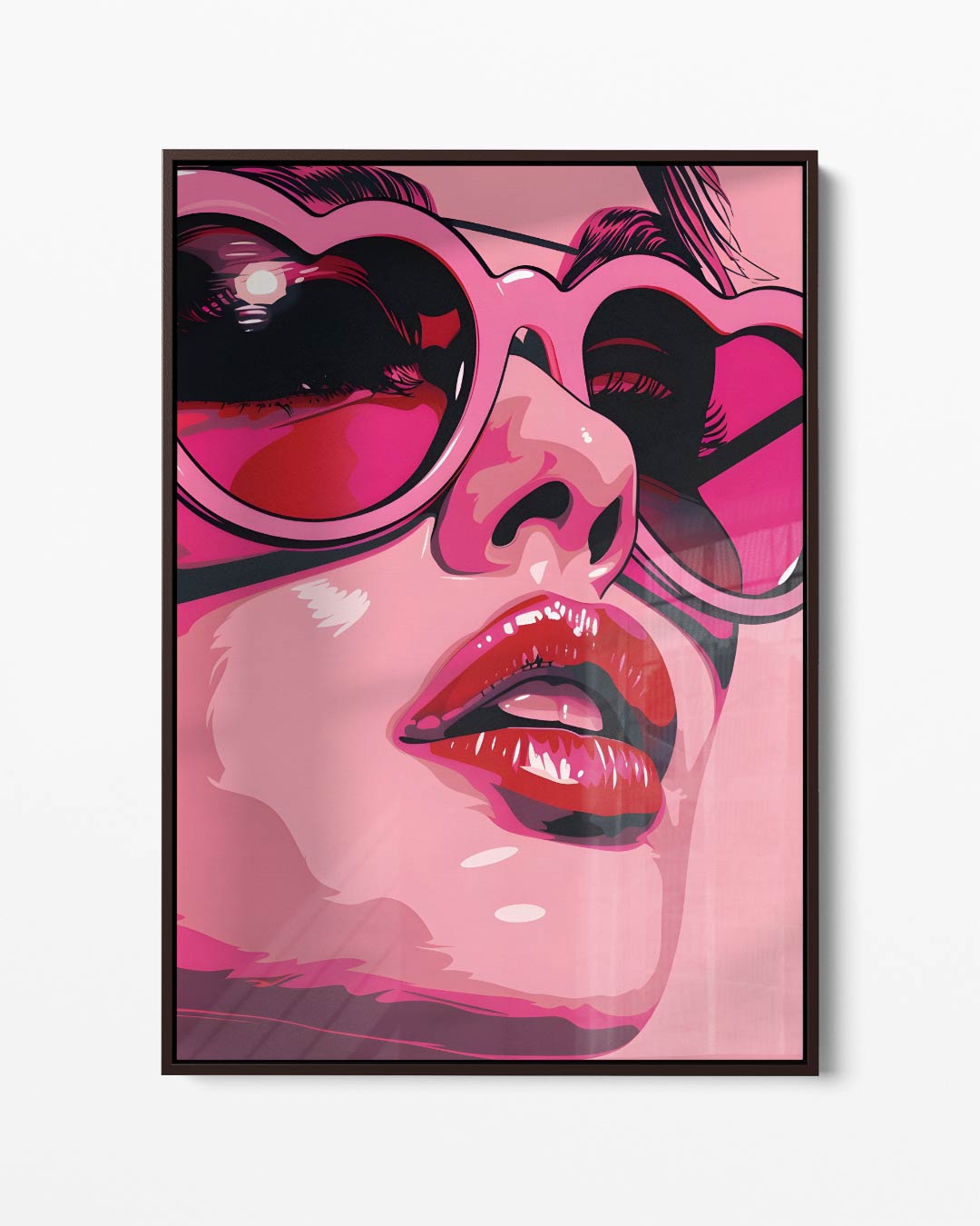 Glamoureuze Dromen – portret kunstwerk als wanddecoratie