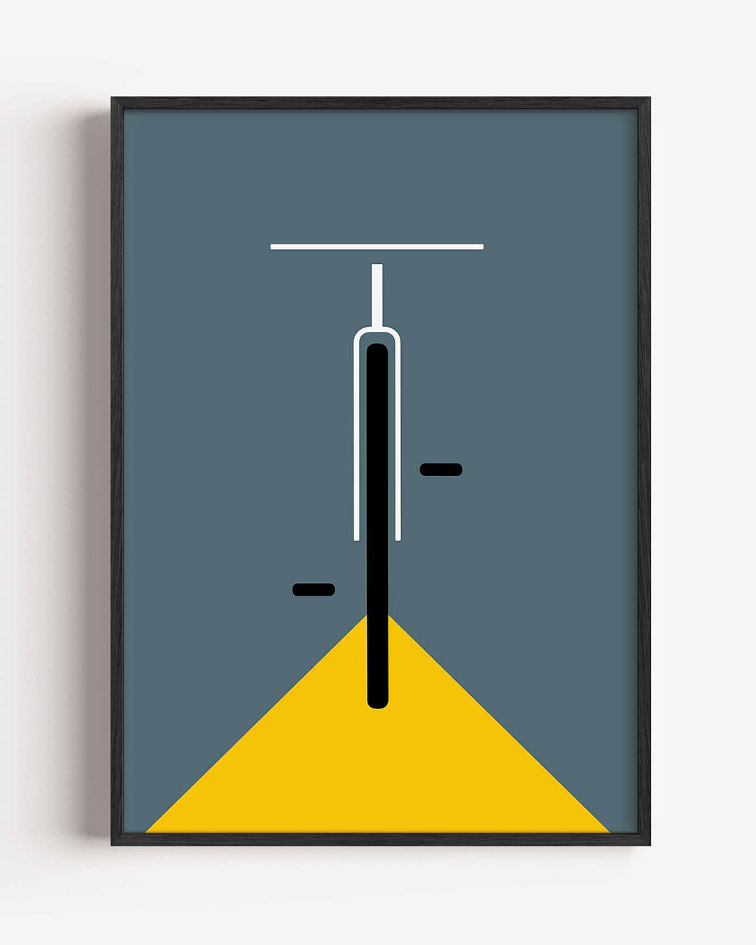 Lijn en vlak – staande Bauhaus poster als wanddecoratie