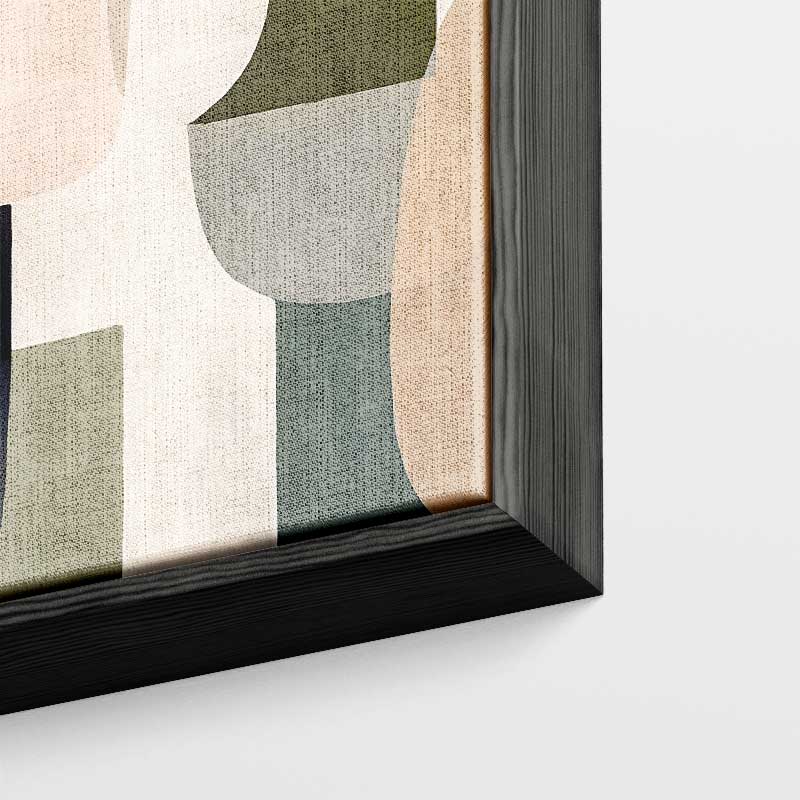 Geometrische Harmonie – portret wandkunst van WallArtistic