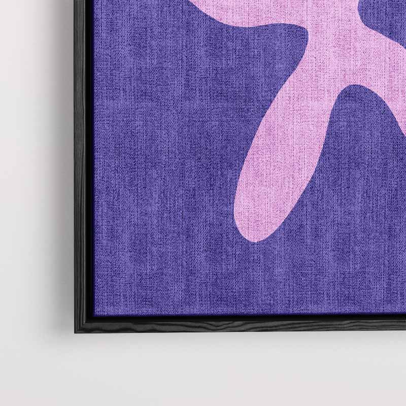 Maritieme Bloem – kunstwerk met zwarte baklijst