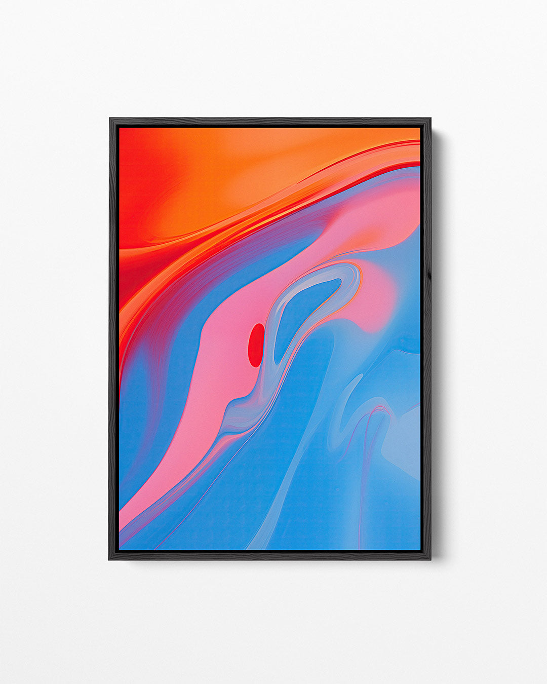 Vloeiende kleurencompositie – Lijnen – staand wanddecoratie kunstwerk