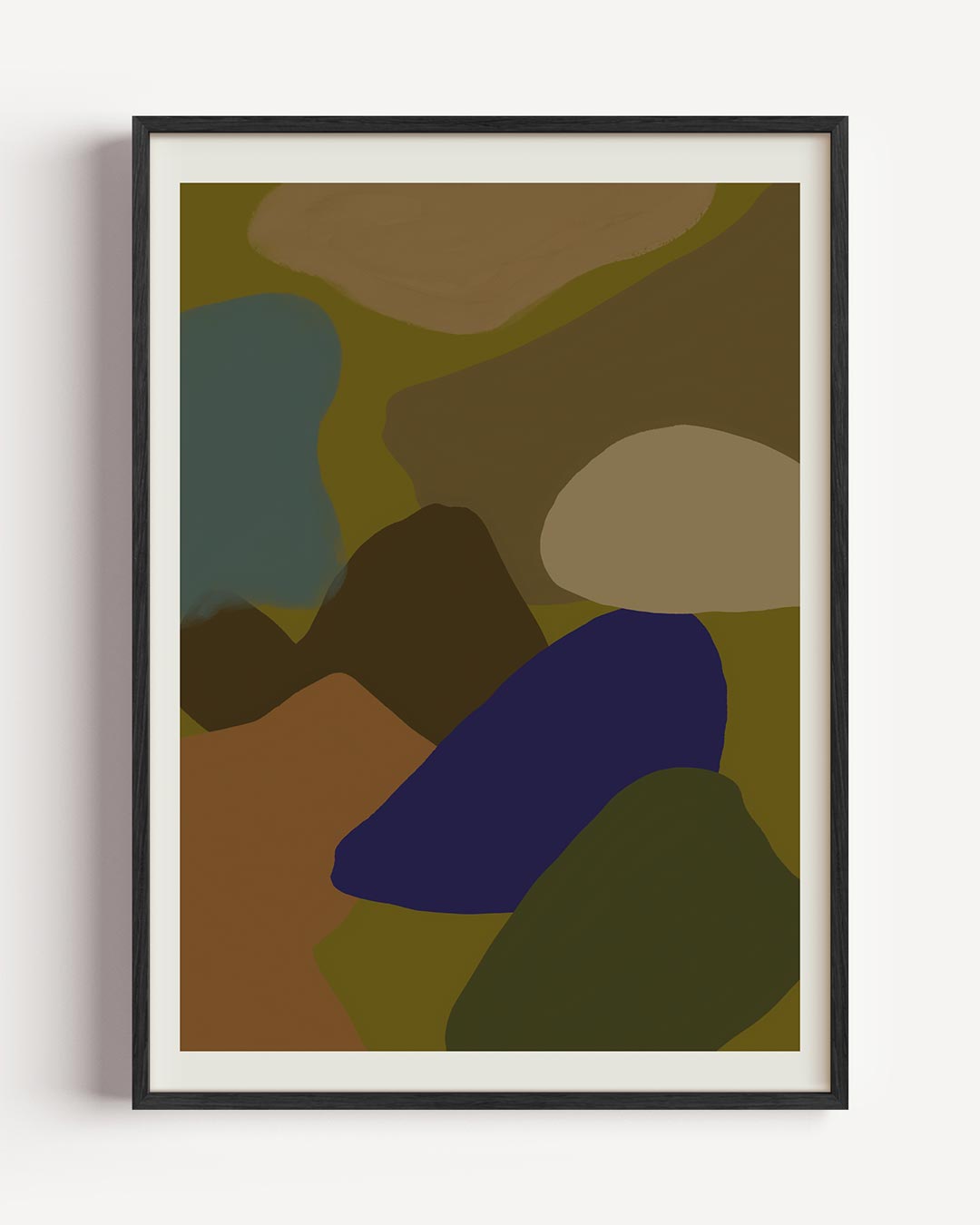 Abstracte Kleurenpracht – keuken portret poster als wanddecoratie