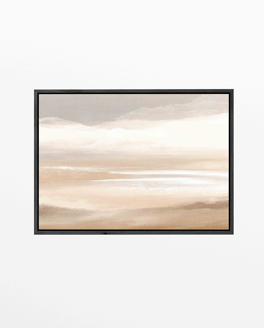 Zachte horizonten – liggend abstract kunstwerk