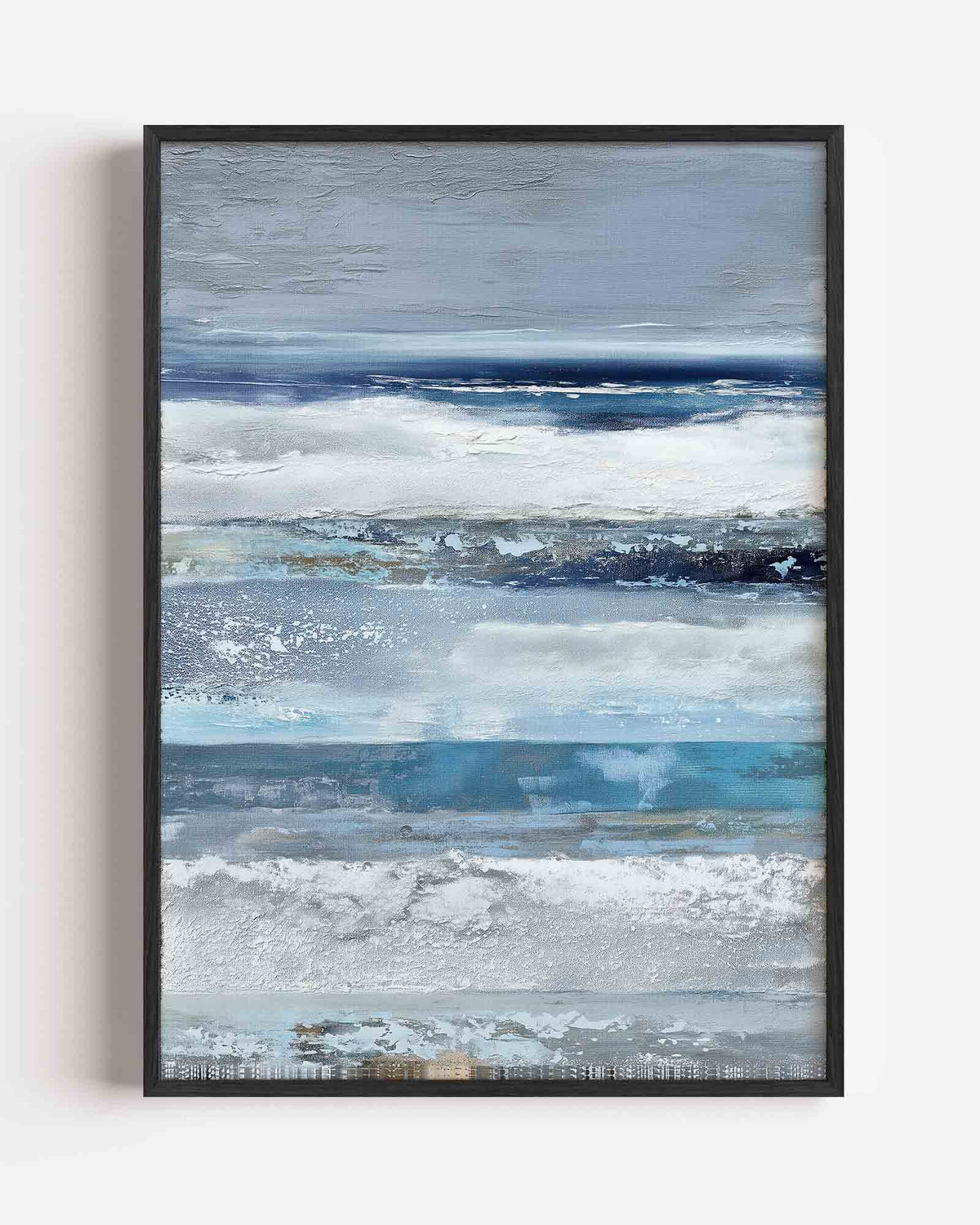 Horizontale lagen – abstracte portret poster als wanddecoratie