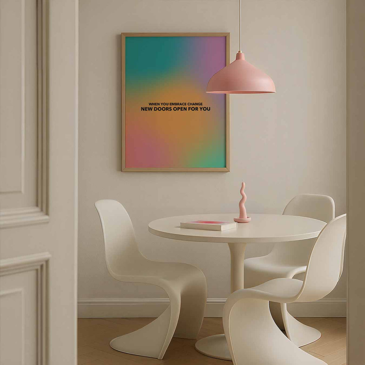 Inspirerende Deuren – staande mindful wanddecoratie van WallArtistic