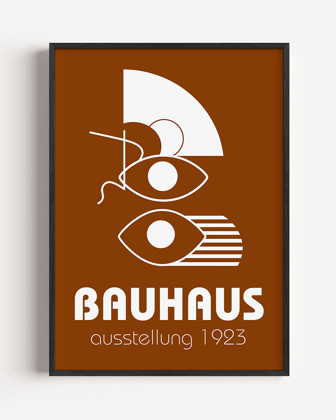 Vormen en vlaken – staande Bauhaus poster als wanddecoratie
