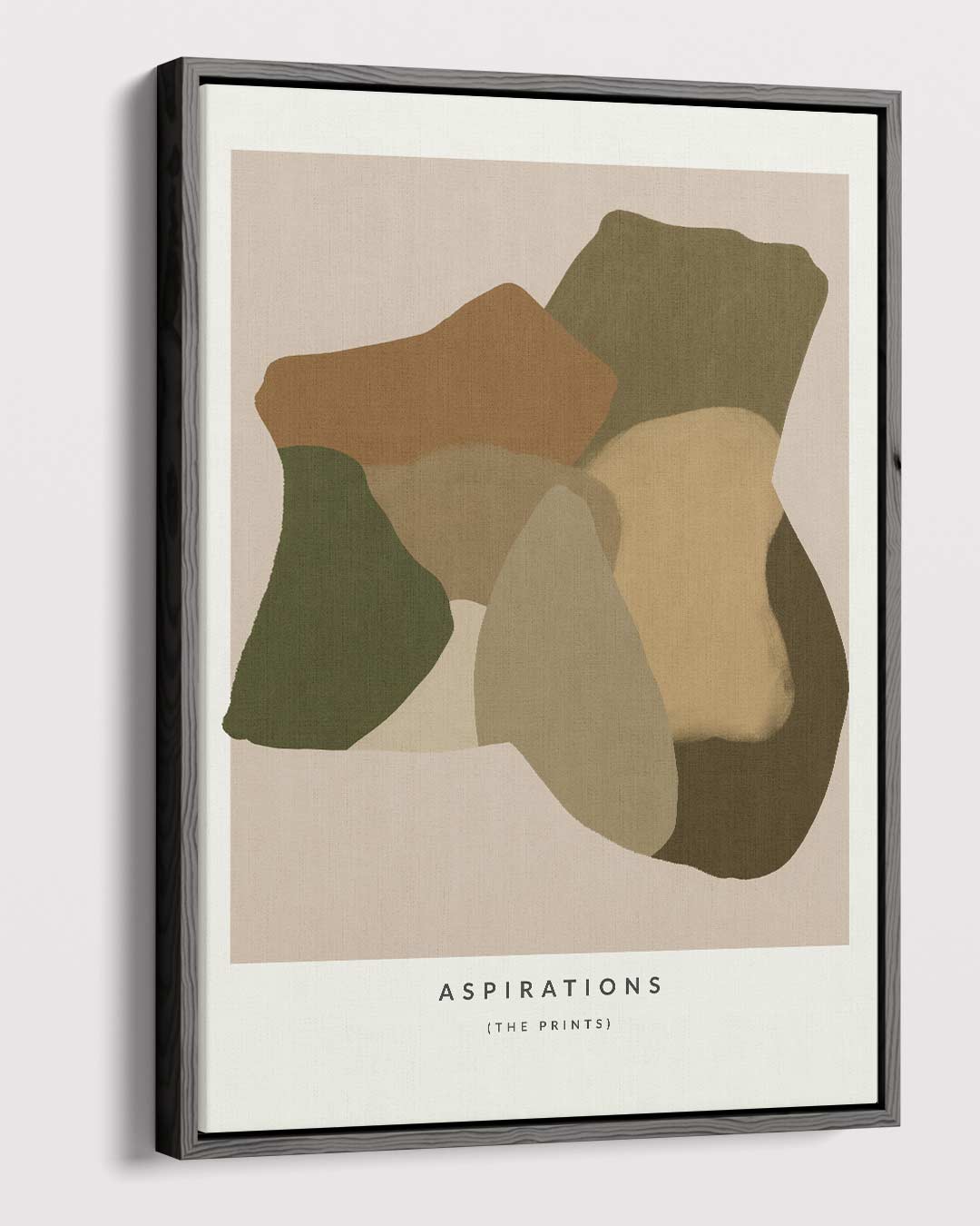 Abstracte Droomlandschappen Print – canvas wanddecoratie in portret formaat