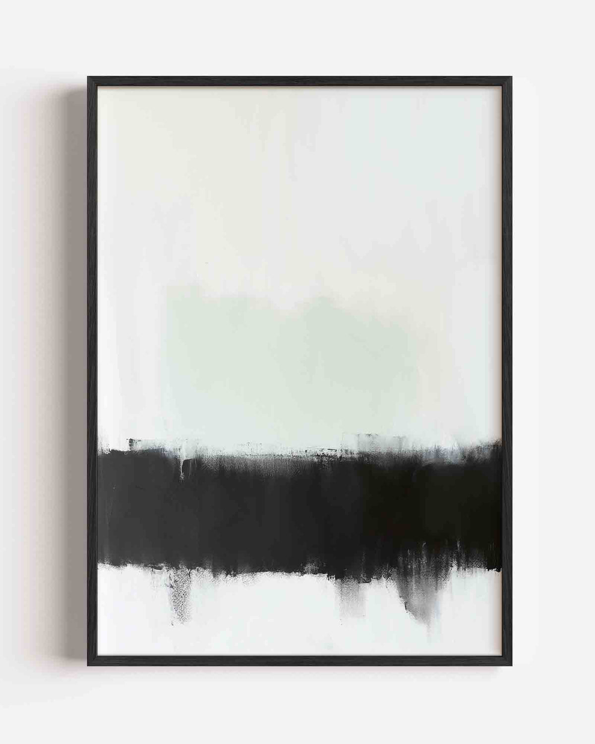 Abstracte zwart wit – Kunst & Design poster als staande wanddecoratie