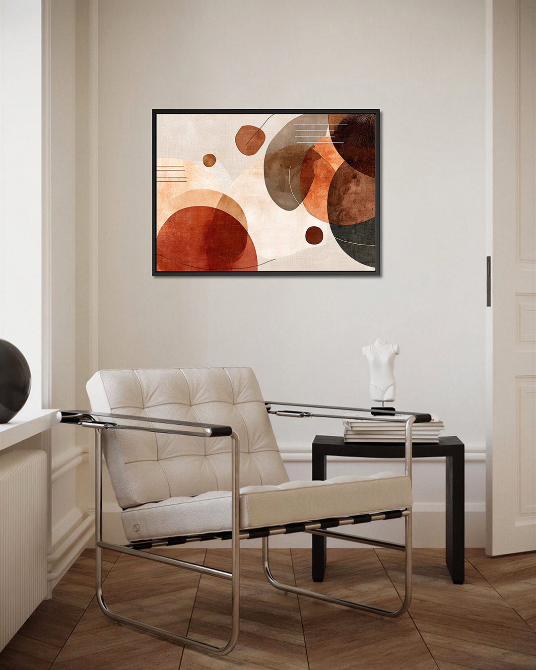 Organische vormen compositie – Lijnen – kunstwerk op canvas, dibond of plexiglas
