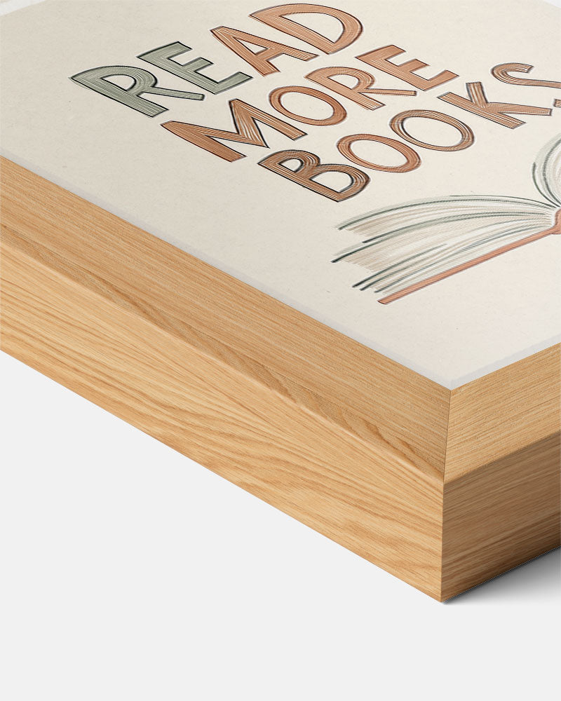 Boekenliefde – kids poster als vrolijke staande wanddecoratie