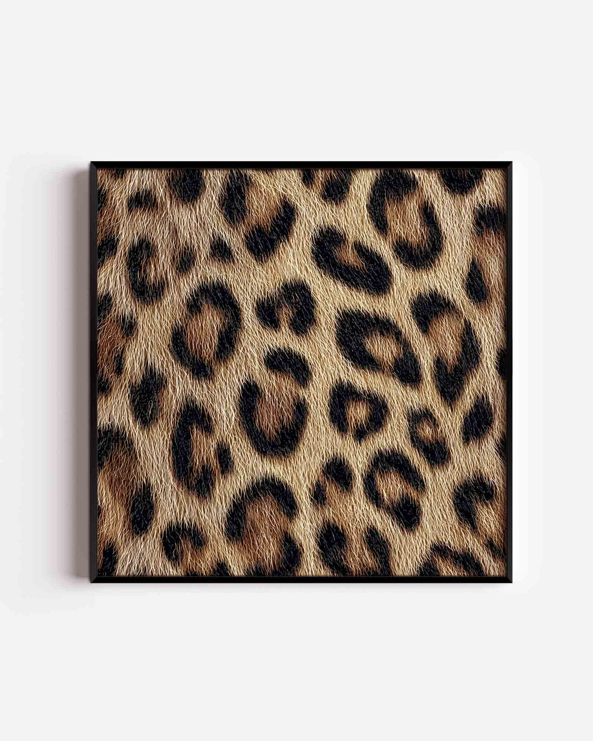 Luipaardprint – jungle vierkante poster als wanddecoratie