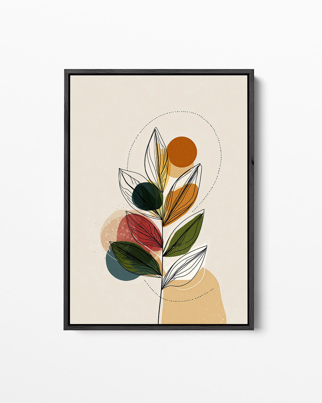 Organische vormen compositie – staand wanddecoratie kunstwerk