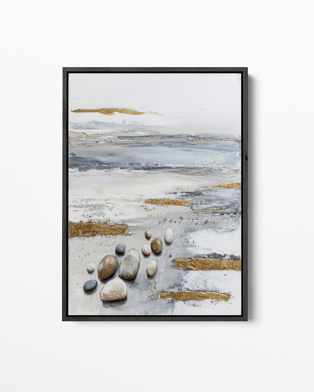 Rustige kustlijn – staand wanddecoratie kunstwerk