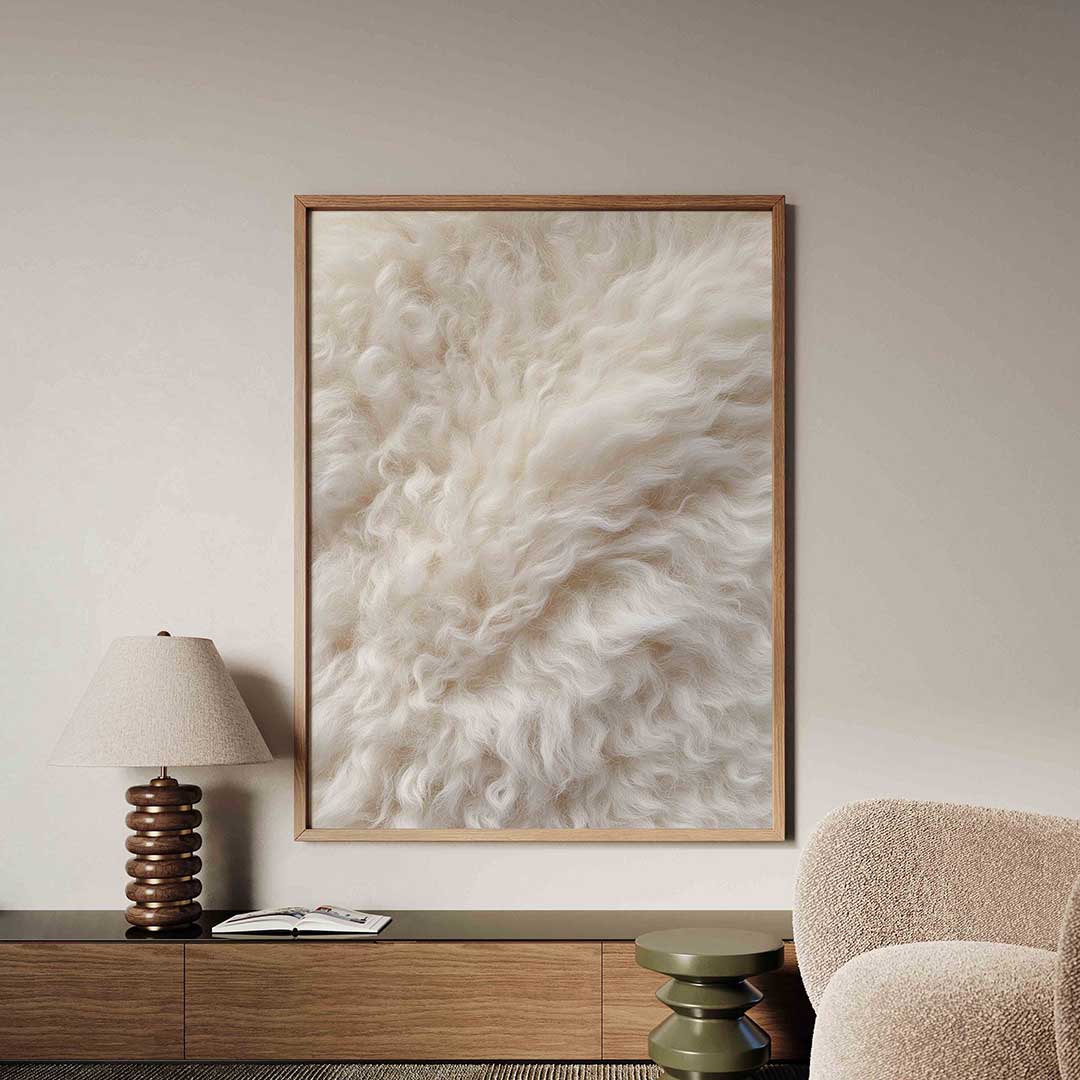 Wollige textuur – safari poster in staand formaat