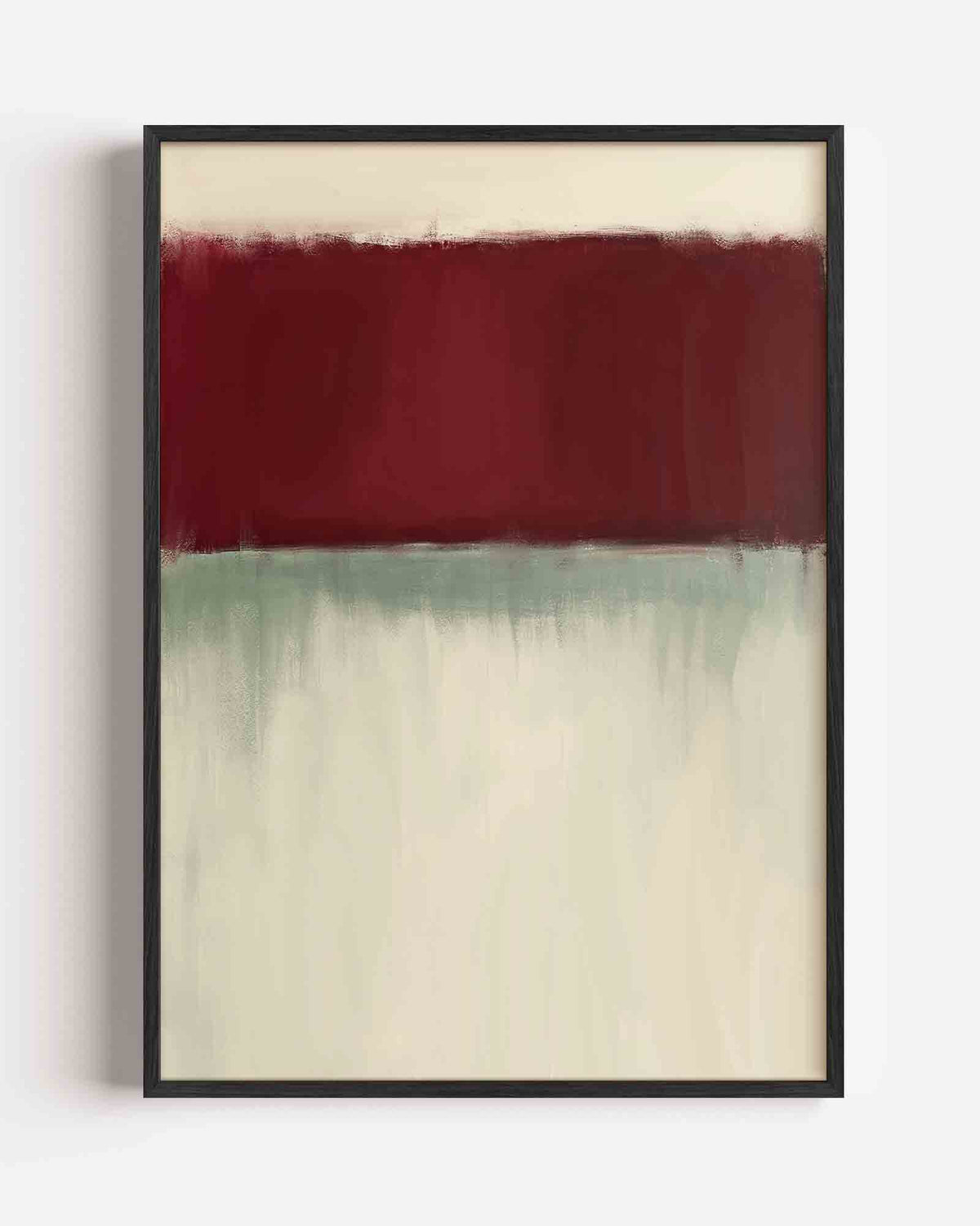Abstracte kleurvlakken – Kunst & Design poster als staande wanddecoratie