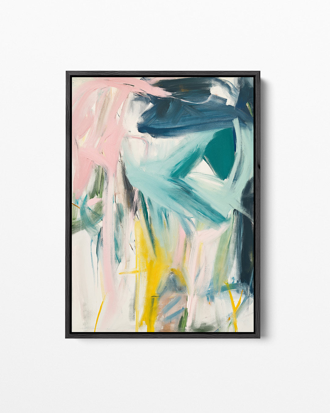 Dynamische kleurenexplosie – staand wanddecoratie kunstwerk