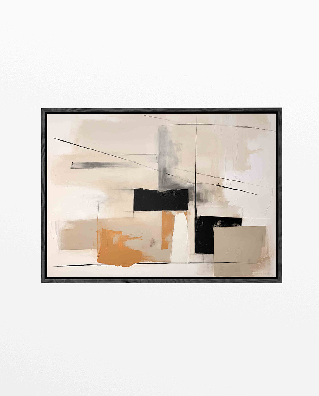 Geometrische lijnen – Wanddecoratie kunstwerk – liggend wanddecoratie kunstwerk