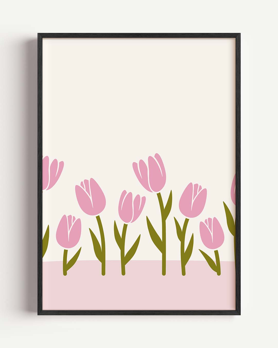Tulpenliefde – paas portret poster als wanddecoratie