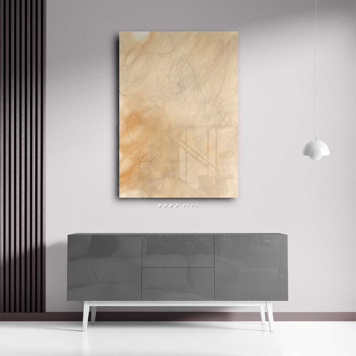 Etherische Vervloeiingen – plexiglas wanddecoratie in portret formaat