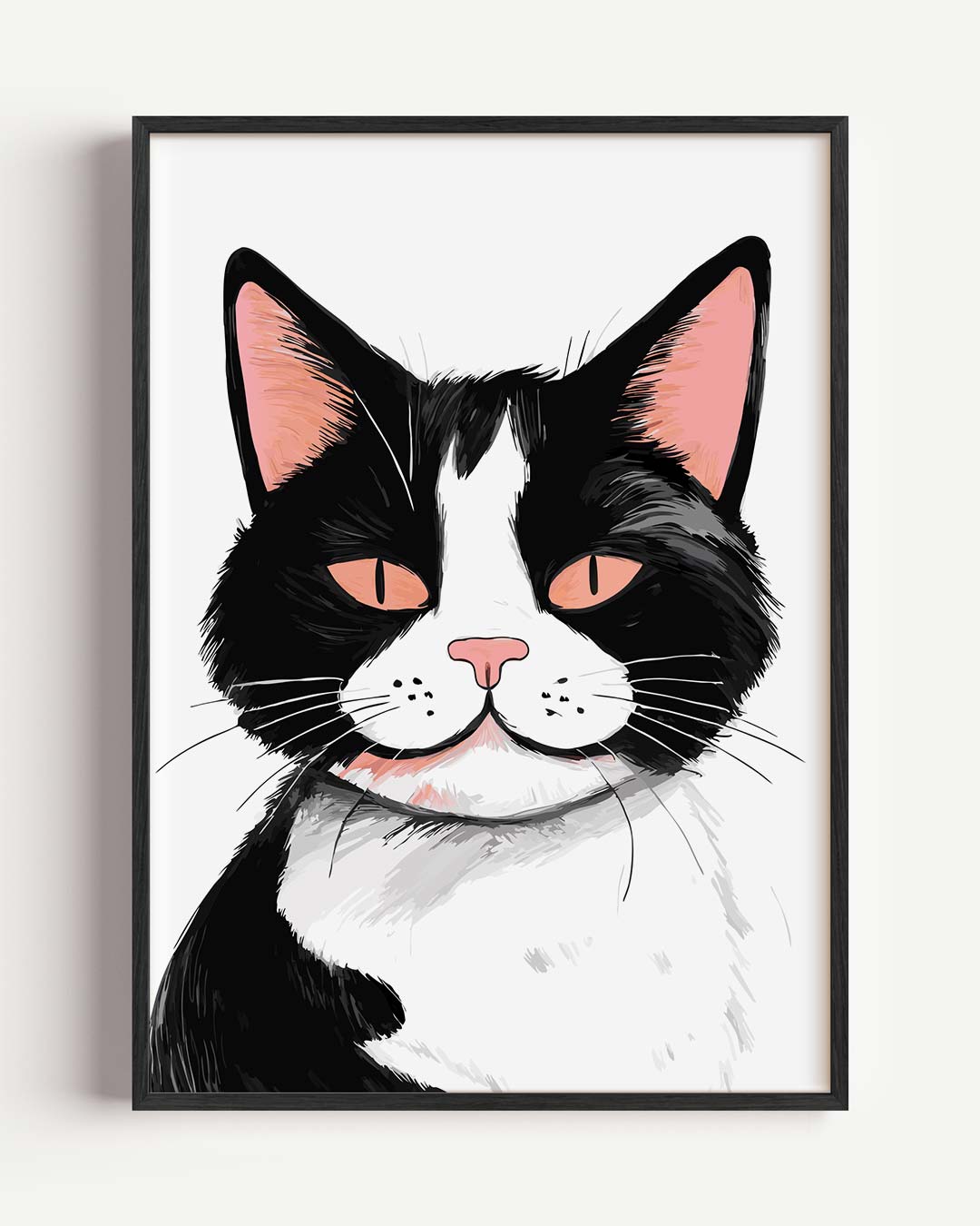 Schattige Kattenposter – dieren portret poster als wanddecoratie