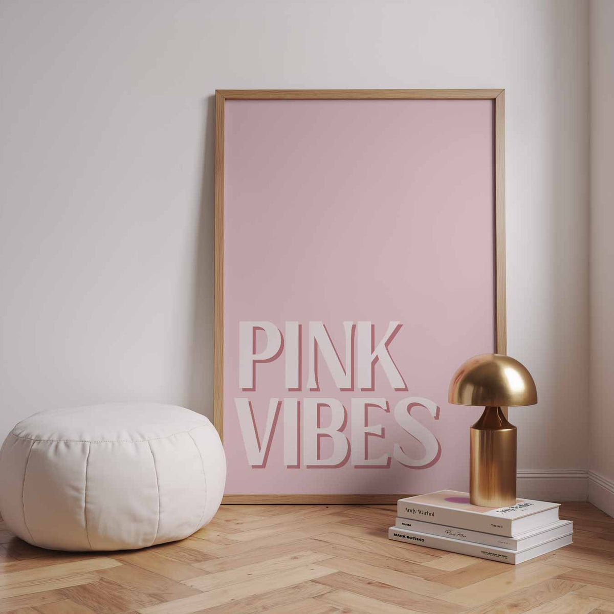 Pink Vibes – urban poster in staand formaat