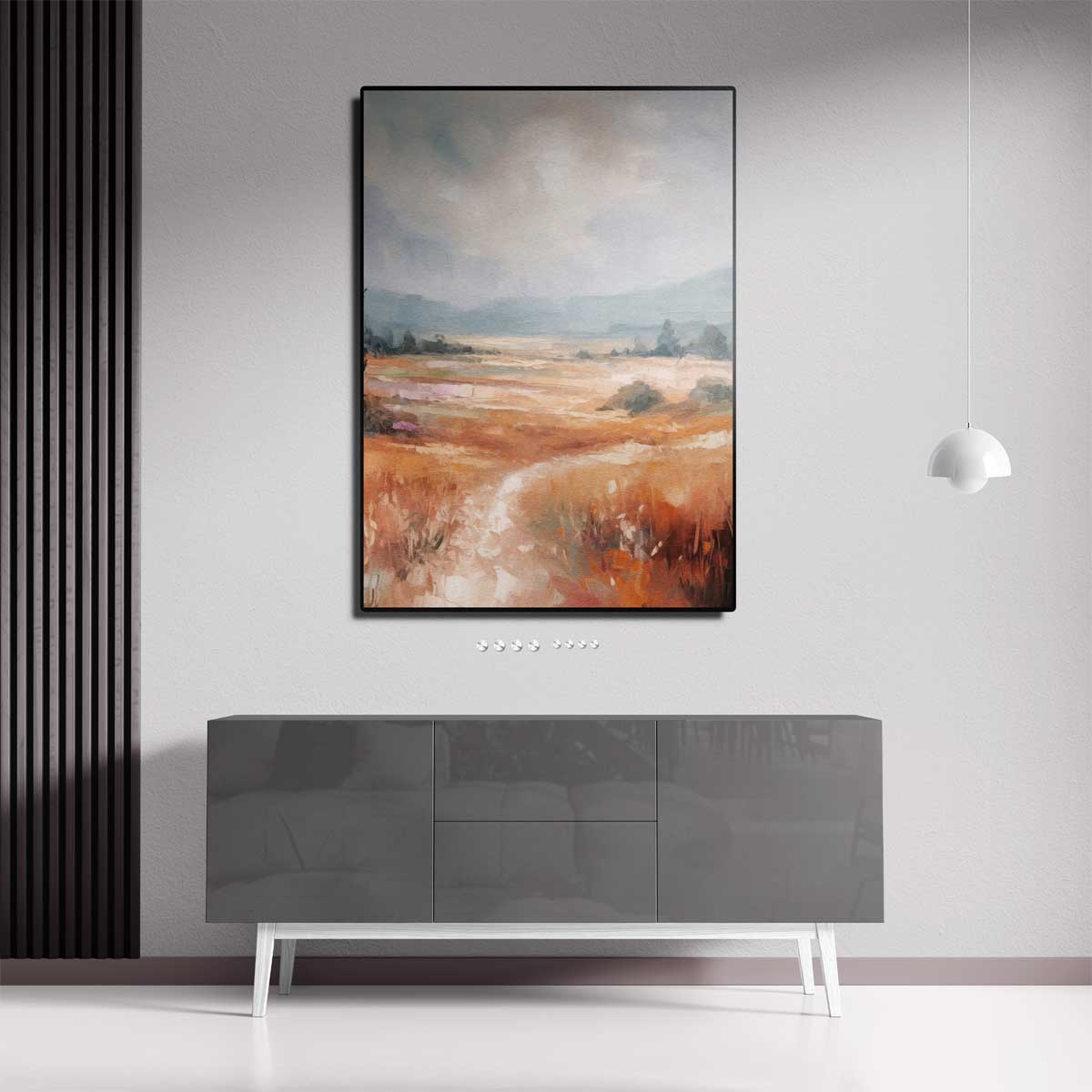 Herfstige Velden – dibond kunstwerk als wanddecoratie