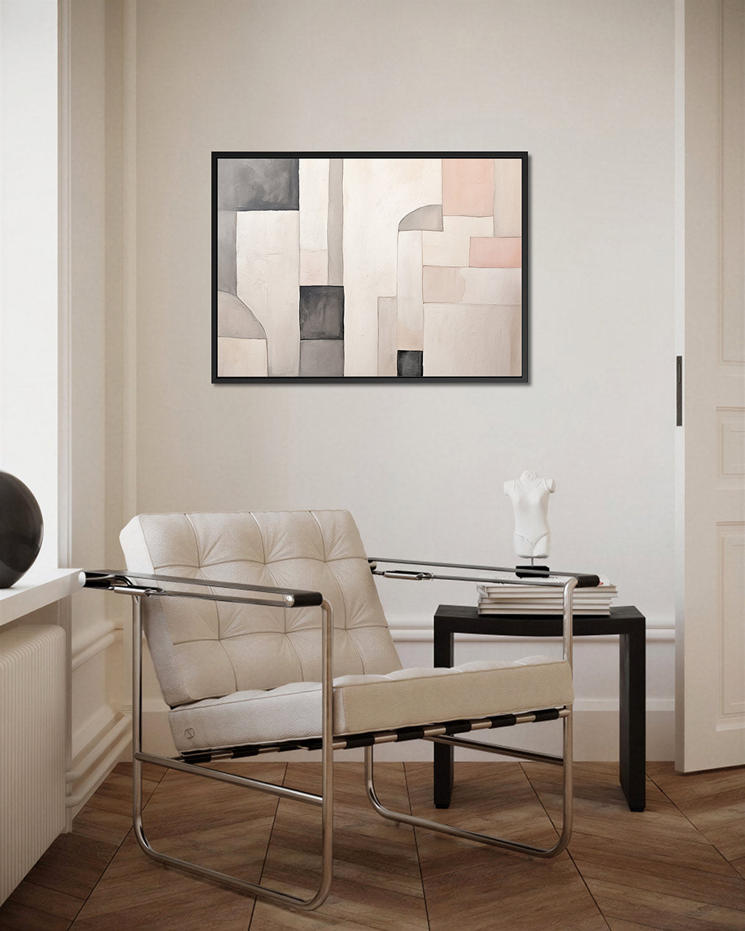 Geometrische vormen – kunstwerk op canvas, dibond of plexiglas