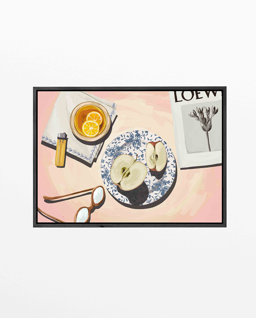 Dagelijkse tafereel – liggend keuken kunstwerk