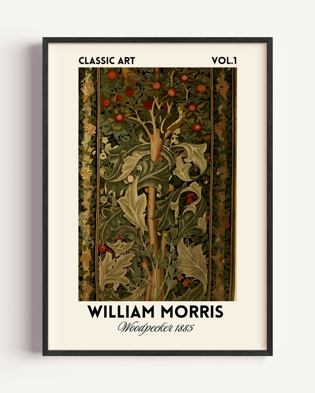 Natuurlijke Elegantie: William Morris – William Morris portret poster als wanddecoratie
