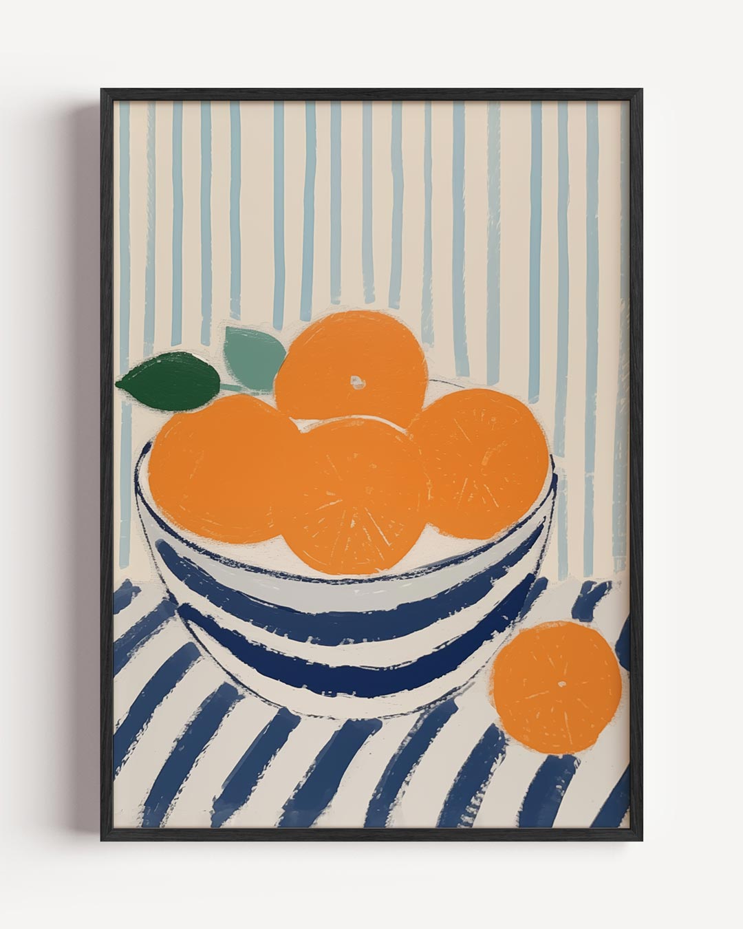 Vrolijke Mandarijnen – keuken portret poster als wanddecoratie