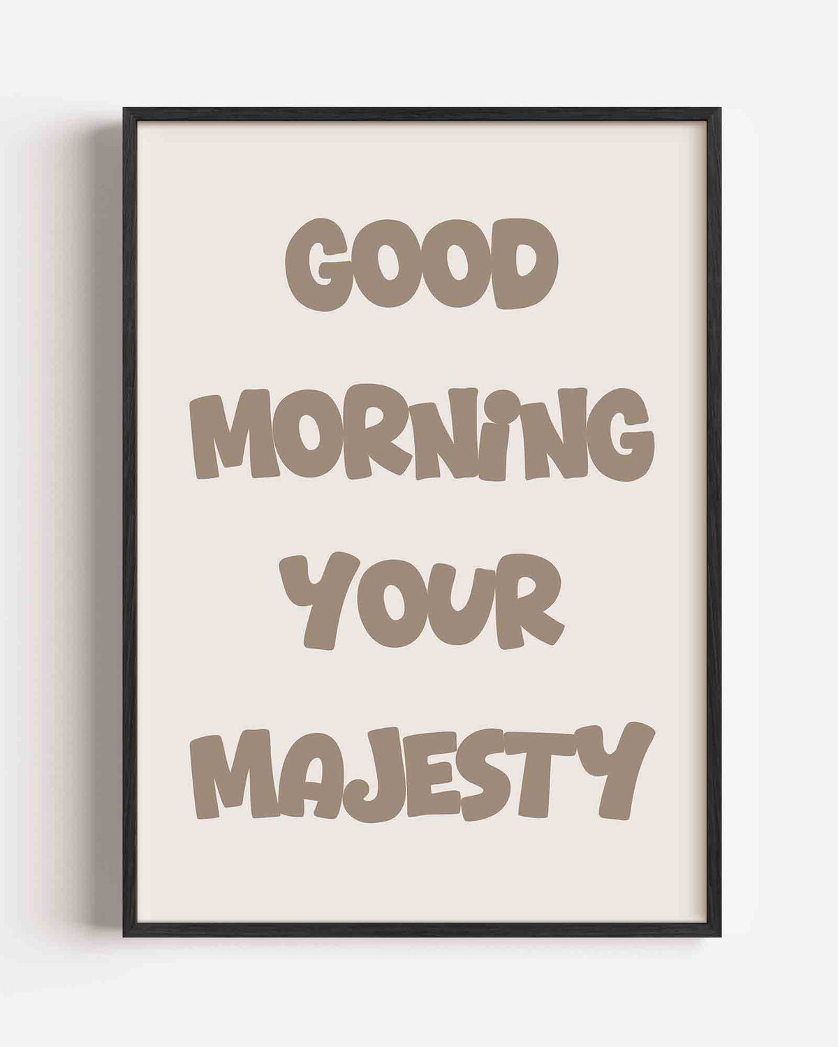 Good morning tekst – Pop Art portret poster als wanddecoratie